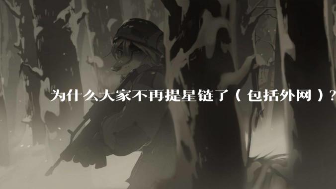 为什么大家不再提星链了（包括外网）？